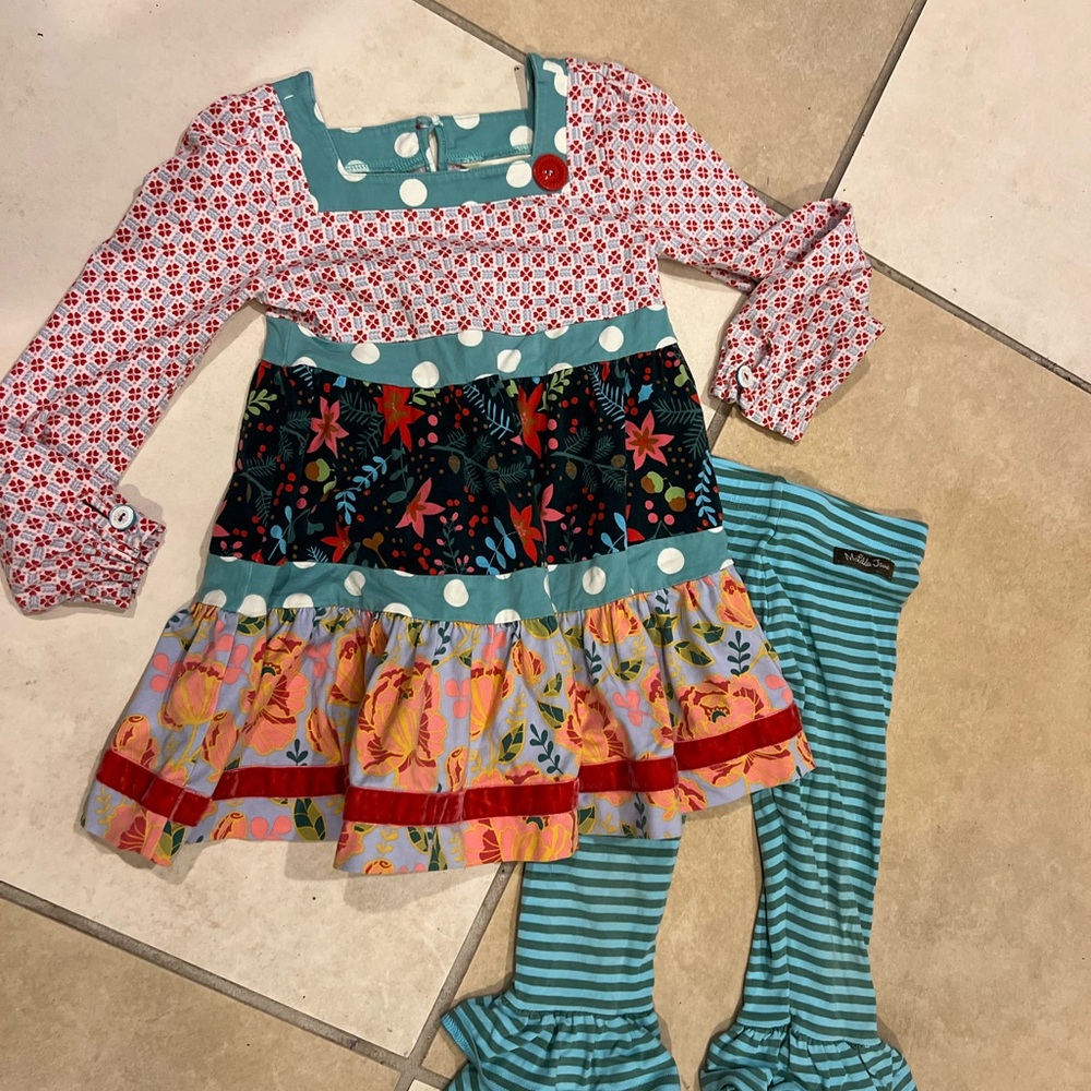 Matilda Jane shirt/dress. Pants not included